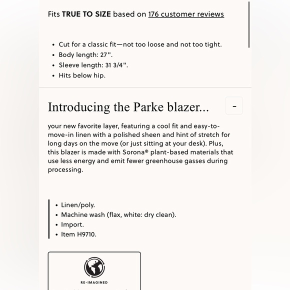 J.Crew Parke Linen Blazer Flax - Picture 7 of 7